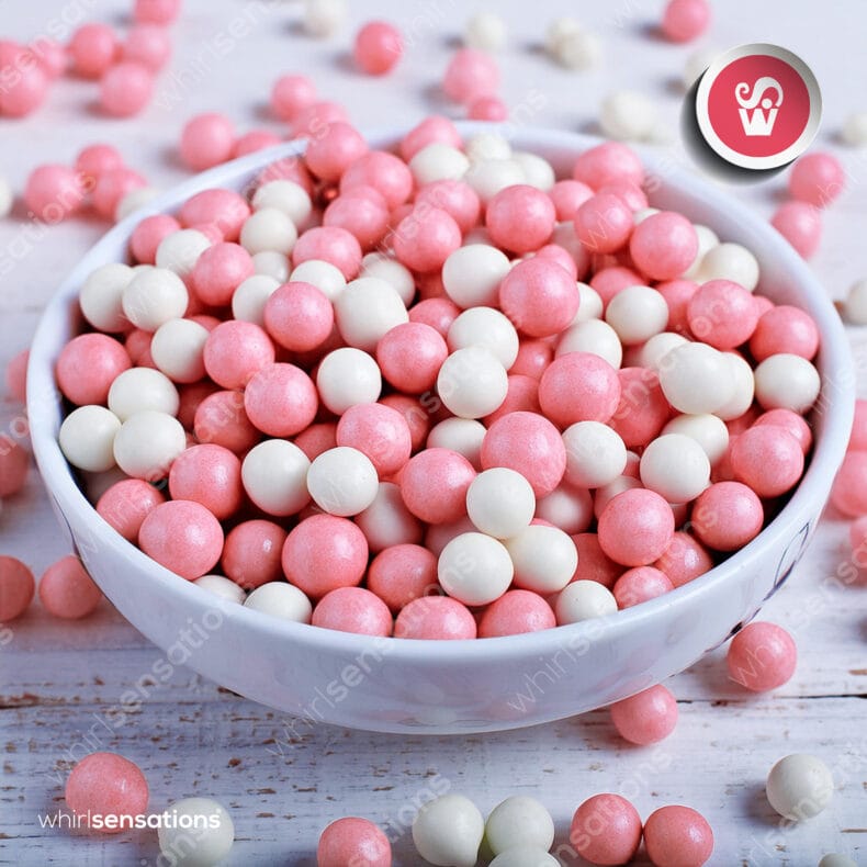 Mix Pérolas Chocolate Rosa e Branco - Whirlsensations